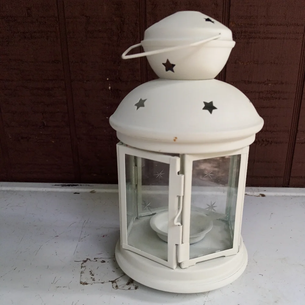 IKEA lantern white